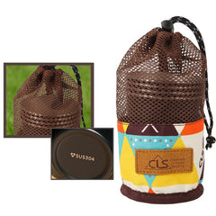 Outdoor 304 Stainless Steel Cup Camping 4-Piece Cup Set Picnic Barbecue Beer Steins Climbing Water Cup Tea Milk Coffee Cup
