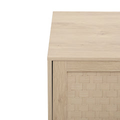 4 Door Accent Cabinet Sideboard Buffet Storage Cabinet with Adjustable Shelf for Entryway Living Room Bedroom