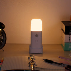 Intelligent infrared human body sensor light, LED sensor light, night light, dimming, USB charging, bedroom bedside lamp