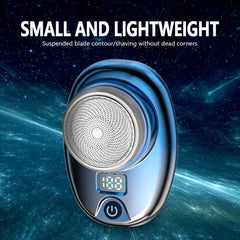 Mini portable rechargeable shaver powerful travel small steel cannon shaver car electric shaver