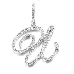 Hip hop accessories grass letter pendant melon seed buckle Cuban chain accessory