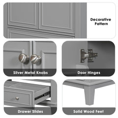 30 inch bathroom vanity no sink  base only gray