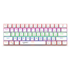 Mechanical 61 keyboard wired blue axis office keyboard gaming gaming illuminated RGB mechanical keyboard