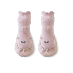 Baby Floor Shoes And Socks Soft Bottom Mid-Tube To Prevent Korean Style Super Cute Cartoon Baby Toddler Socks Shoes