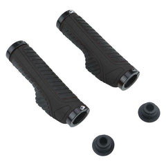 Bicycle Rubber Handlebars Mountain Bike Bilateral Lockable Handlebars Electric Bicycle Two-Color Handlebars
