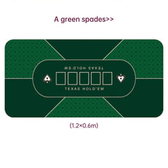 Dezhou playing card pad tablecloth table cushion square round chip rubber cushion playing card table top cushion