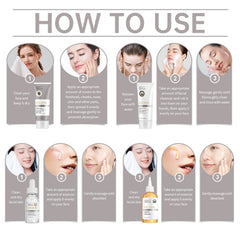 Acne Care Set Brightening Skin Gentle Moisturizing Repair Skin Moisturizing facial set