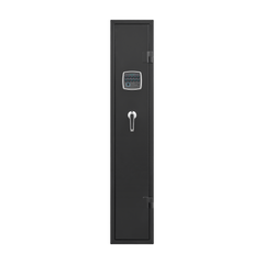 5 gun safes with 3 pistol pockets, quick access biometric adjustable heavy-duty gun rack mounted gun safes