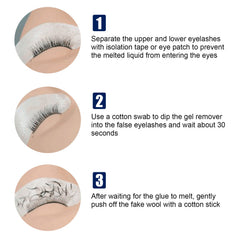 Mascara Remover, False Eyelash Grafting Eyelash Removing Glue Removing Cream