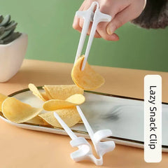 Playing games with fingers chopsticks snacking clips not dirty hands chopsticks finger loops