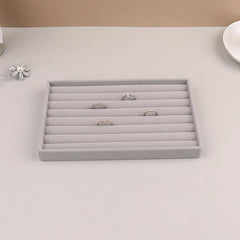 Velvet Stackable Jewelry Organizer, Portable for Rings, Earrings and Necklaces.