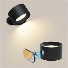 USB charging wall light LED bedside reading light charging portable touch adjustment night light magnetic suction cabinet light