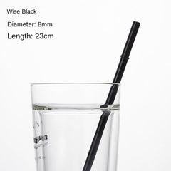 Eco-Friendly High Borosilicate Glass Straw Durable Heat-Resistant Starbucks Kids Straw 27cm Customized