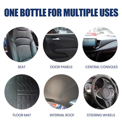 Leather Maintenance Cream, Car Seat Sofa Leather Cleaning Stains Refurbished Polish Cleaner
