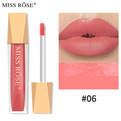 Matte Lip Gloss Liquid Pearlescent Lip Gloss Non Fading Non Stick Cup Velvet Lip Glaze Lipstick