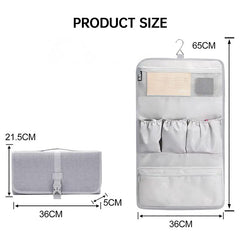 Large - capacity dustproof travel bag for Dyson Pre - Styling Dryer, fits curling barrels.