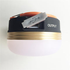 Mini Portable Camping Lights 3W LED Waterproof Tents Lamp Night Hanging lamp USB Rechargeable