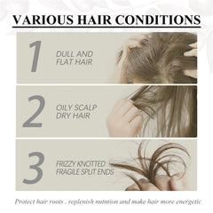 Rosemary Hair Mask Deeply Nourishes And Softens Hair, Repair Dry Hair And Fluff Hair Treatment Hair Mask