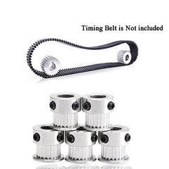 1Pcs GT2 Pulley 30 36 40 60 Tooth 60T 5mm Bore GT2 Timing Pulley for Reprap 3D Printer Parts gt2 pulley 60 teeth