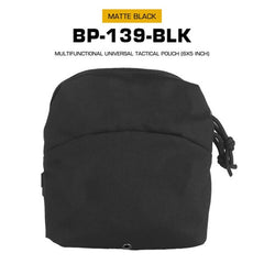 Tactical 6x5in GP MOLLE pouch for mags, fits FCPC or Utility GP Backpack.