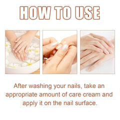 Nail Care Cream Repair Grey Nail Nail Shine Soft Nail Moisturizing Moisturizing Cleansing And Exfoliating Care Cream