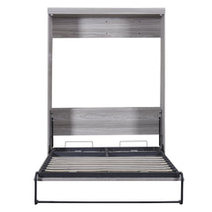 Full Size Murphy Bed, can be Folded into a Cabinet Gray