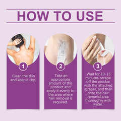 Body Hair Removal Mousse For Gentle Underarm Hair Removal Smooth Smooth Skin Clean And Refreshing Hair Removal