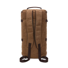 Men Travel Backpack Male Canvas Luggage Duffel Cylinder Bag Mountaineering Hiking Backpack For Men