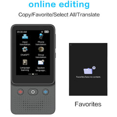 Translator T2 Accurate Offline Translator for Overseas Meetings Photography Recording Text Translation