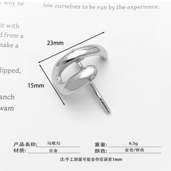 Japanese and Korean headdress accessories hairpins fashionable and simple small fresh ponytail hairpins for girls metal high-grade hair hooks and hair buckles