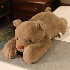 Lying down polar bear plush toy panda doll sleeping pillow doll