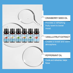 Winter Aromatherapy Oil Set, Humidifier Fragrance Essential Oil Freshens The Air And Keeps The Room Warm In Winter