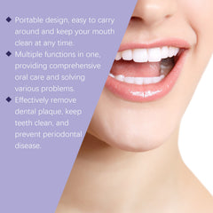 Purple Dental Mouthwash, Gentle Ingredients To Protect Teeth Clean Stains Left Fresh Smell