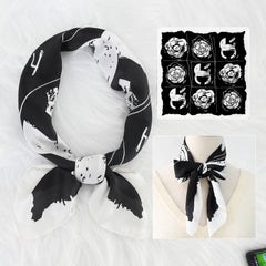 Silk Scarf Women's Sunscreen Beach Imitation Silk Versatile Silk Scarf Neckband
