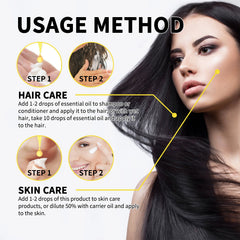 Black Seed Oil Essence To Improve Dry Hair, Nourish And Repair Damaged Hair And Prevent Hair Loss