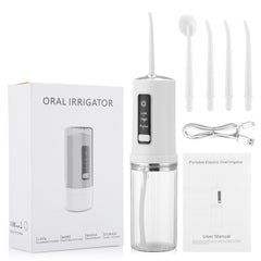 3 Gears Can Be Stored In The Tooth Rinser Household Electric Tooth Cleaner Water Floss Electric Tooth Rinser Tooth Cleaner