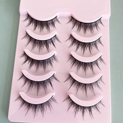 Cartoon Bushy Black Terrier Big Devil False Eyelashes Whole Piece Barbie Eyelashes Natural Little Devil