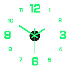 DIY Frameless Creative Wall Clock Wall Decal: A Silent and Stylish Addition for Home Decor, Ideal for Living Rooms and Offices