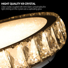 Embedded Crystal Chandelier