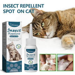 Pet Anti-Flea Tick Agent, External Deworming Skin Cleaning Tick Drops For Cats And Dogs
