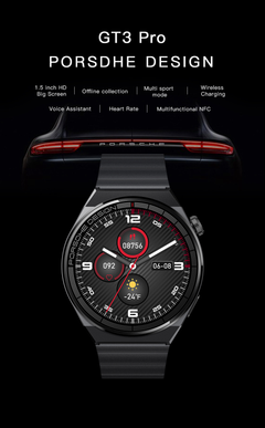GS GT3 Pro Smart Watch Heart Rate, Blood Pressure, Blood Oxygen Monitoring Bluetooth Sports Watch Bracelet
