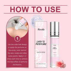 Rose Fragrance Fresh Powder Perfume, Natural Fragrance Niche Charming Charm Perfume Pheromone Fragrance Eau De Toilette