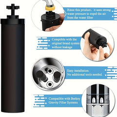 Compatible Replacement Filter for Berkey Countertop Water Purification System - BB9 - 2 Activated Carbon Water Filter Cartridge