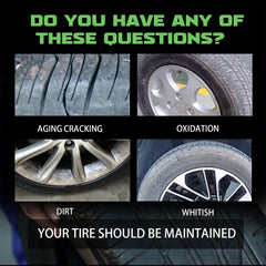 Tire Coating Agent, Automobile Tire Clean Decontamination Anti Aging Renovate Polishing Agent