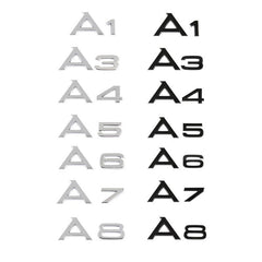 Suitable for Audi logo A3A4A5A6L A8LA4L, rear badge, and car sticker logo