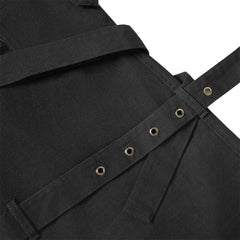 High Street Style Multi-Pocket Workwear Flared Trousers with Belt Design for Men