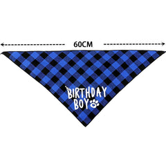 Pet Birthday Set  Triangle Scarf Hat Pet Party Decoration Styling Outdoor Creative