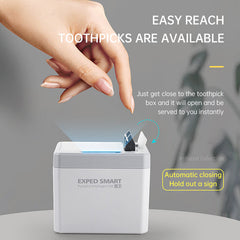 Can sense toothpick box, fully automatic innovation, home restaurant toothpick machine, hotel automatic electric pop-up toothpick cylinder