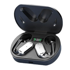 GT-R Bluetooth Earphones Hanging Ear Bone Conduction Wireless Bluetooth Earphones Long Range Office Business Digital Display Screen