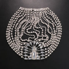 Rhinestone Bridal Headband Hat Forehead Hair Accessories Fashion Jewelry Wedding Crystal Head Chain Women Headpiece Gifts